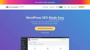Rank Math Tutorial Hero Section